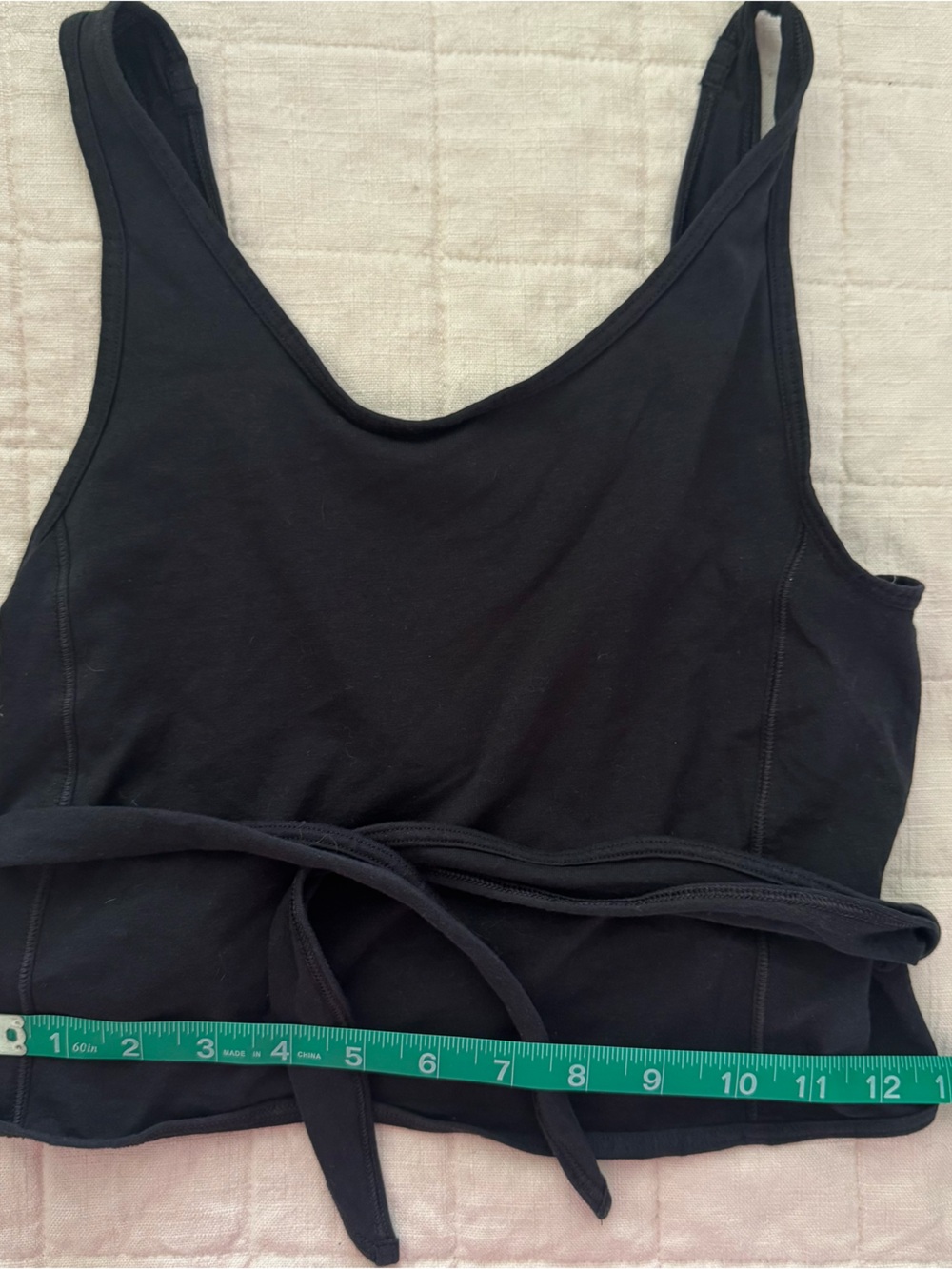 Lululemon its a tie wrap Crop Tank